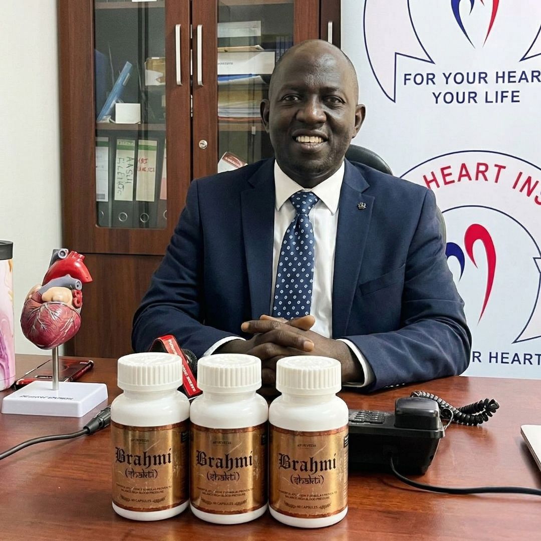 Heart specialist recommending Brahmi Shakti — natural BP support